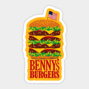 Benny's Burgers from Stranger Things Sticker